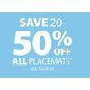 All Placemats - 20-50% off