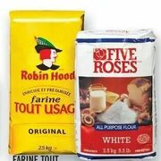 Five Roses, Robin Hood All Purpose Flour - $6.99