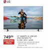 LG 55" Nano75 4K HDR LED Smart NanoCell TV - $749.99