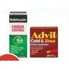 Advil Cold Caplets or Robitussin Cough Syrup  - $9.99