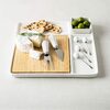 9 Pc Bamboo Porcelain Cheese Platter Set - $22.49 (25% off)