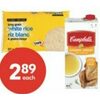 Campbell's Broth, No Name Rice or Betty Crocker Mashed Potatoes - $2.89